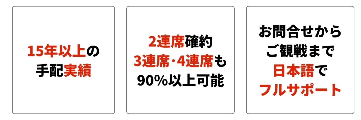 シンシナティ　観戦チケット