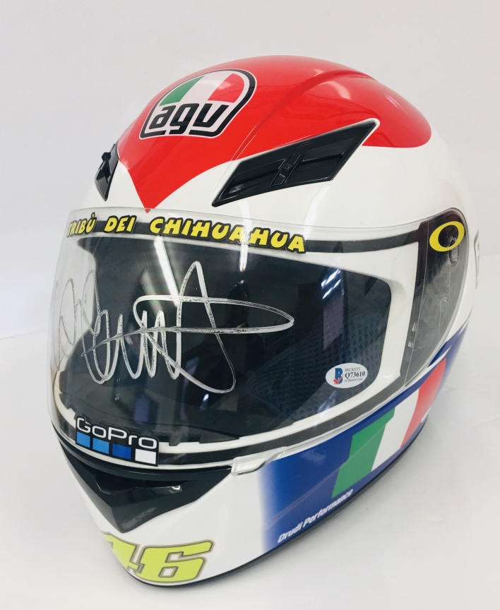 Valentino Rossi Moto GP Signed Helmet