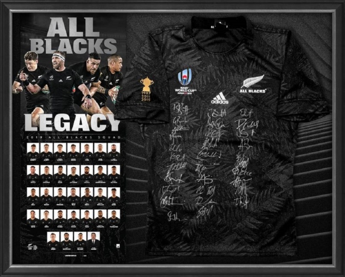 All Blacks 2019 Signed Home Jersey