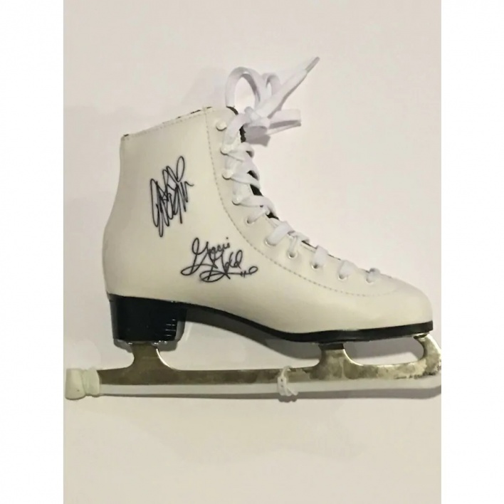 Gracie Gold & Ashley Wagner Signed Skating Shoe